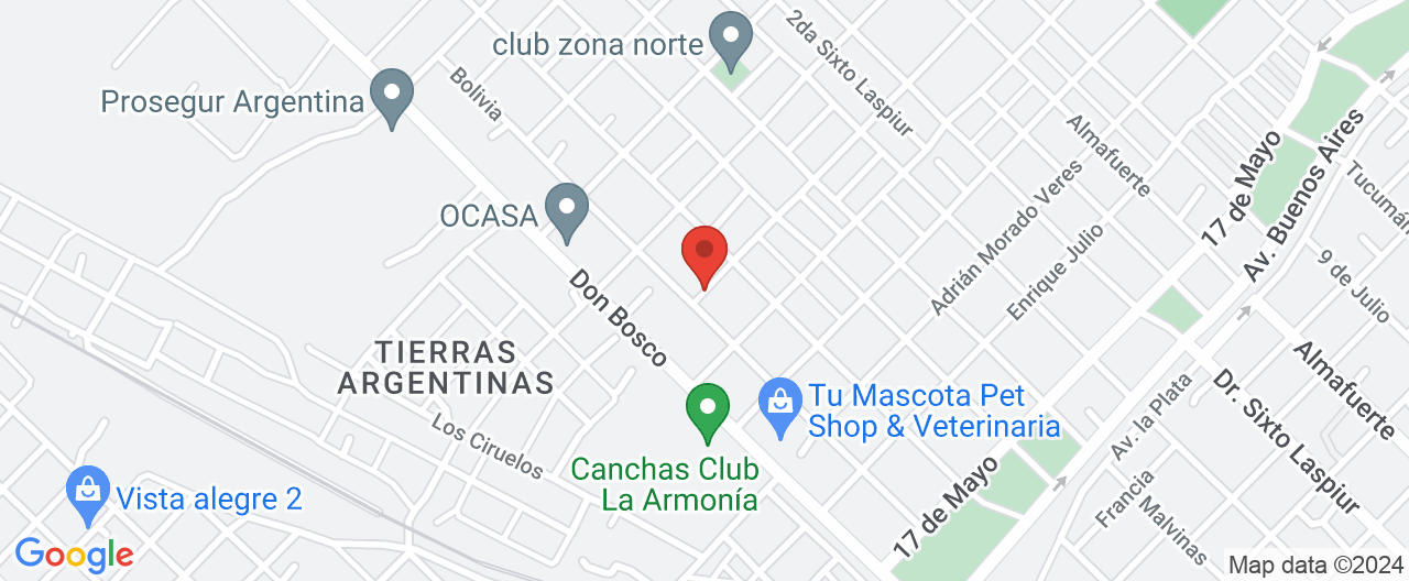 Mapa de la ubicación