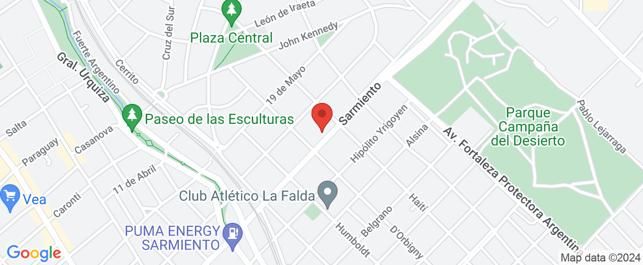 Mapa de la ubicación