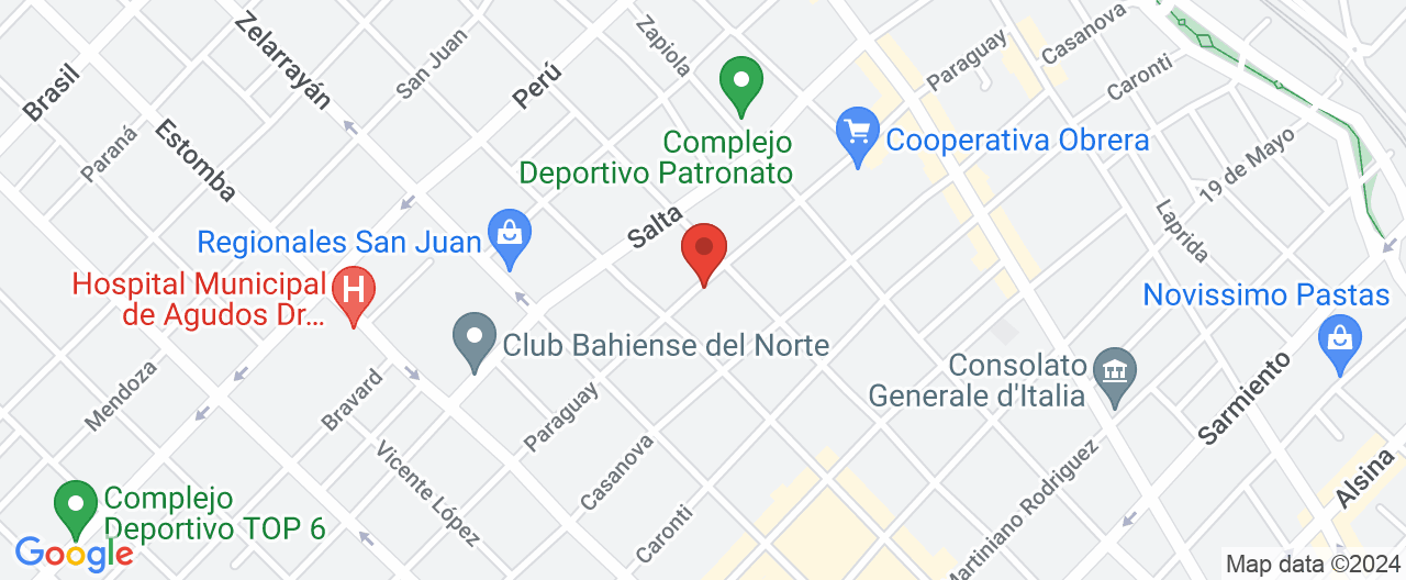 Mapa de la ubicación