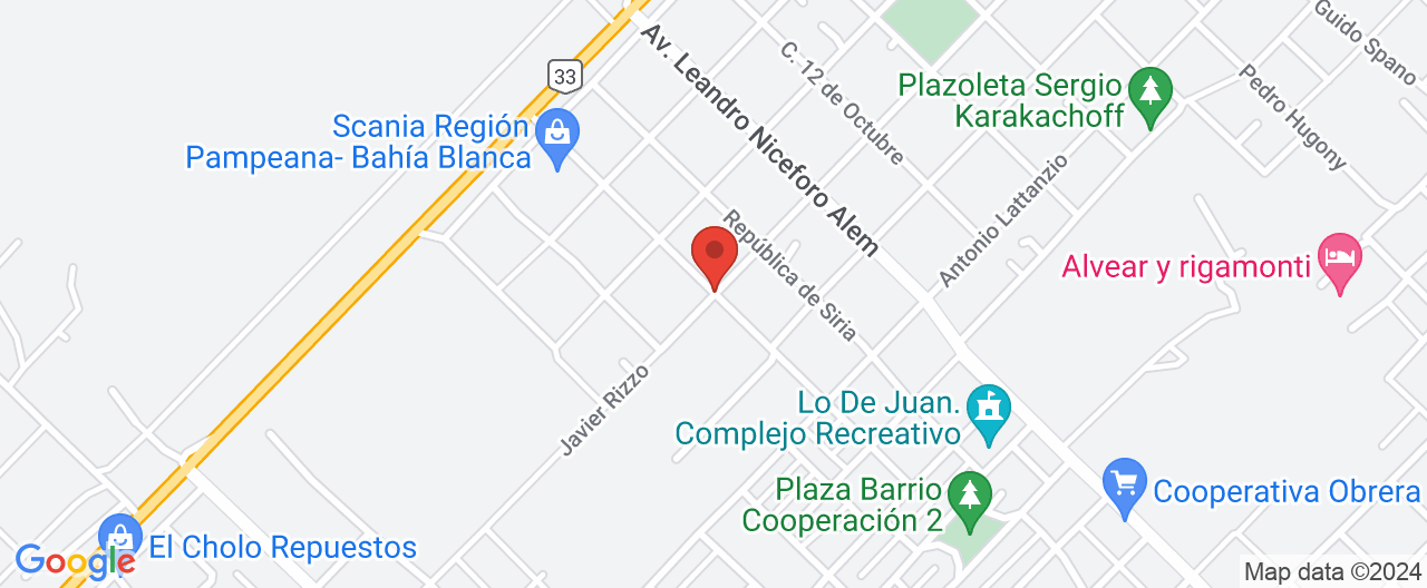 Mapa de la ubicación