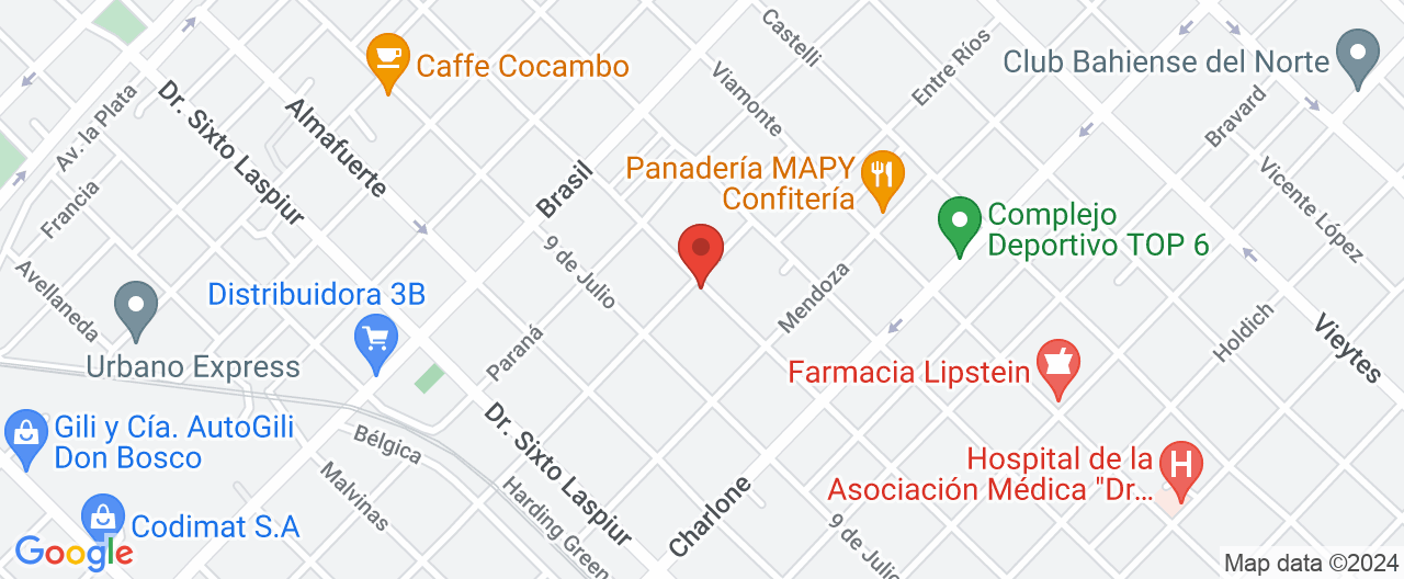 Mapa de la ubicación