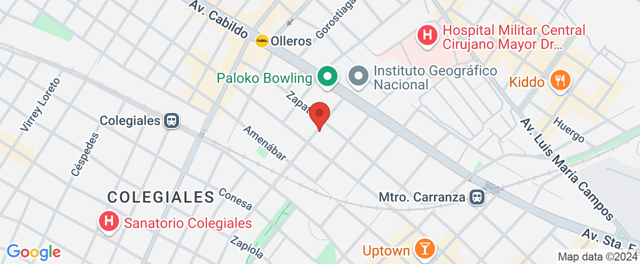Mapa de la ubicación