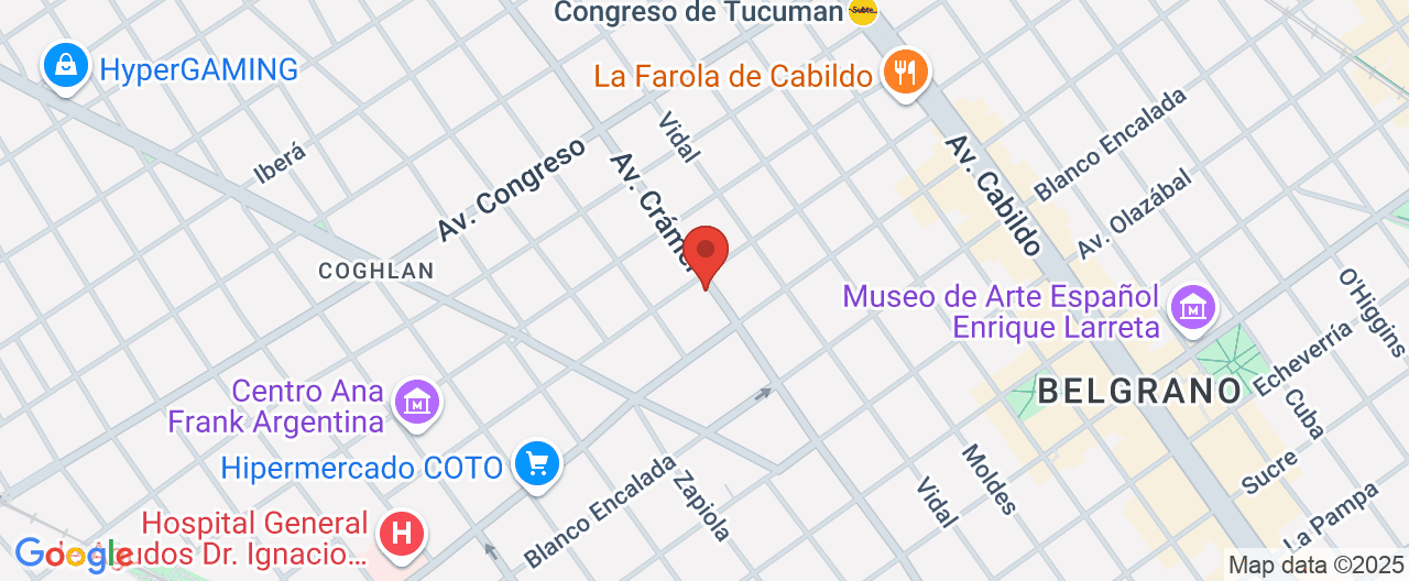 Mapa de la ubicación