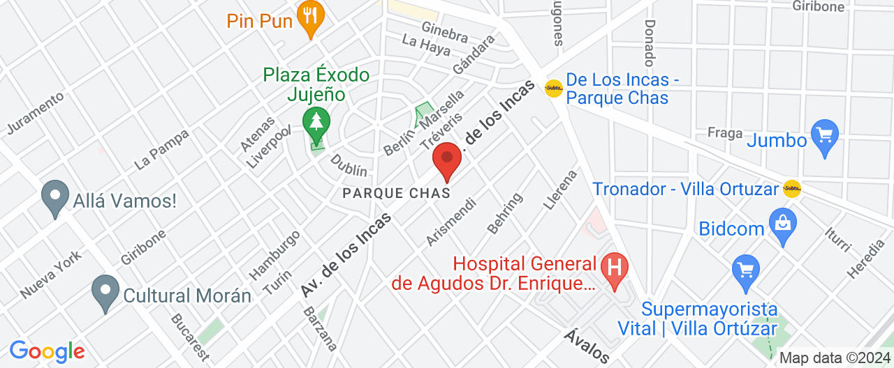 Mapa de la ubicación
