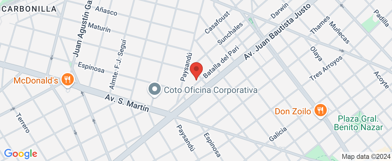 Mapa de la ubicación