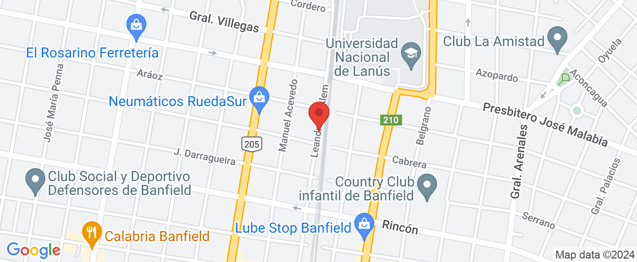 Mapa de la ubicación
