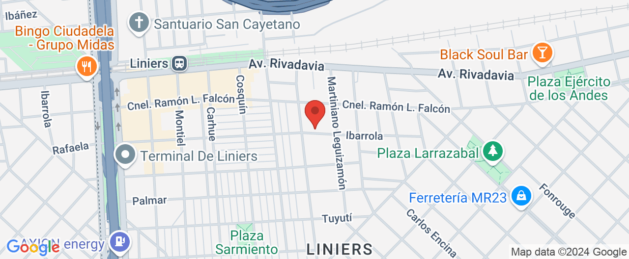 Mapa de la ubicación