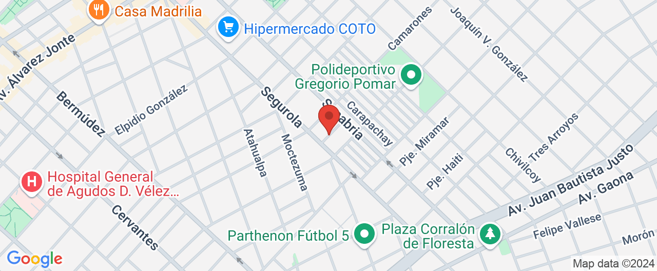 Mapa de la ubicación