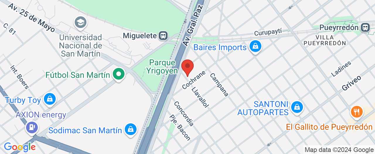 Mapa de la ubicación