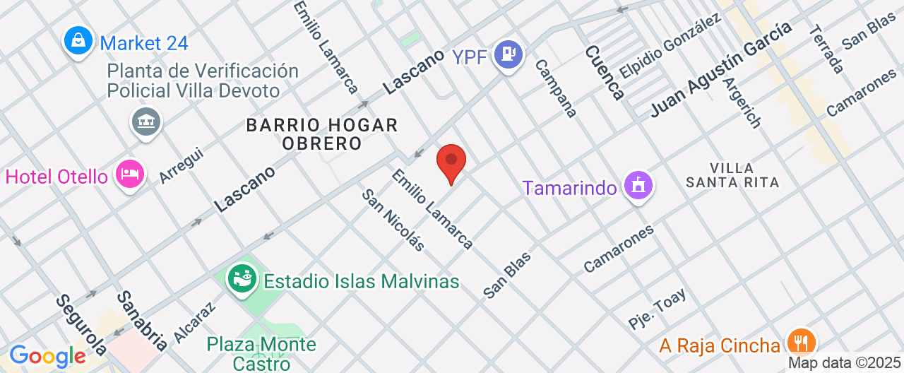 Mapa de la ubicación