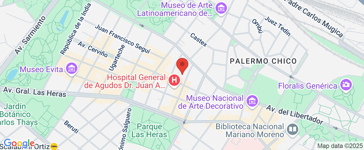 Mapa de la ubicación