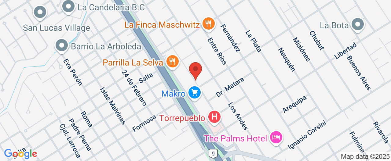 Mapa de la ubicación