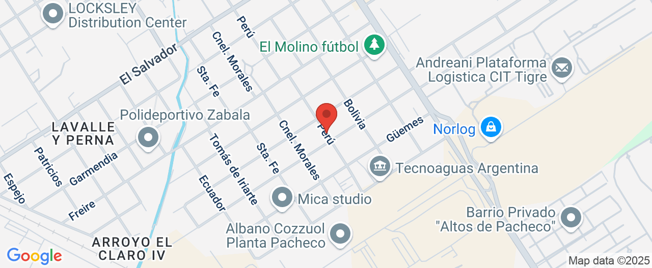 Mapa de la ubicación