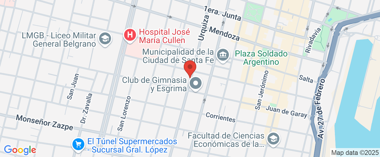Mapa de la ubicación