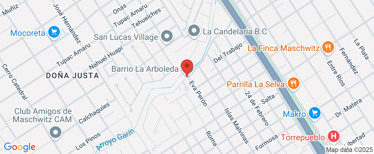 Mapa de la ubicación