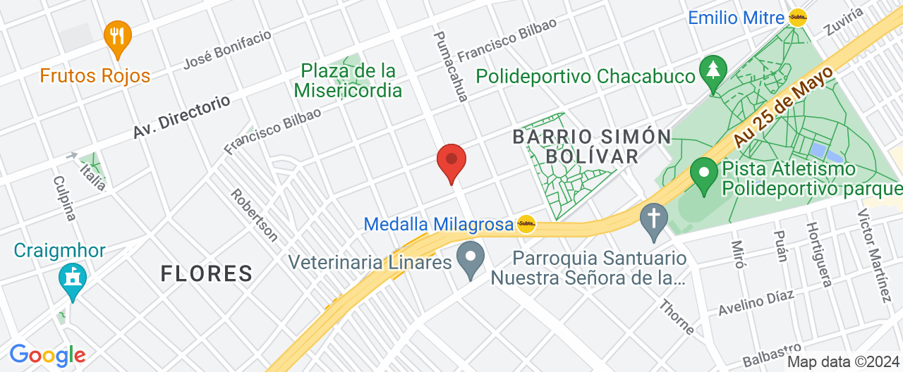 Mapa de la ubicación
