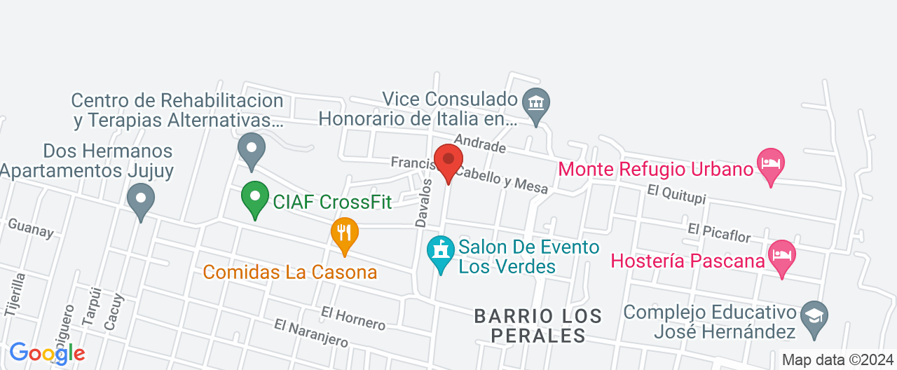 Mapa de la ubicación