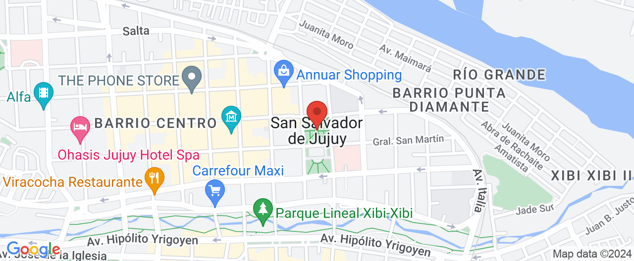 Mapa de la ubicación