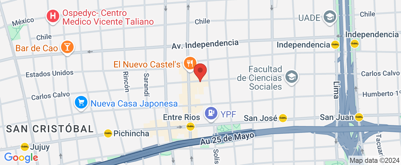Mapa de la ubicación