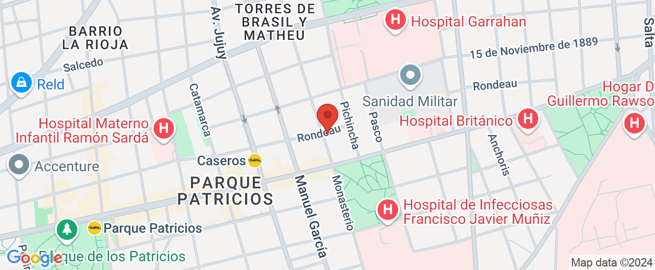 Mapa de la ubicación