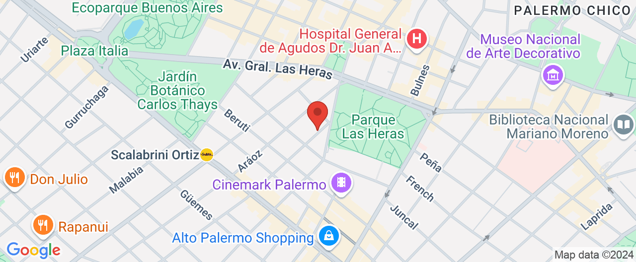 Mapa de la ubicación