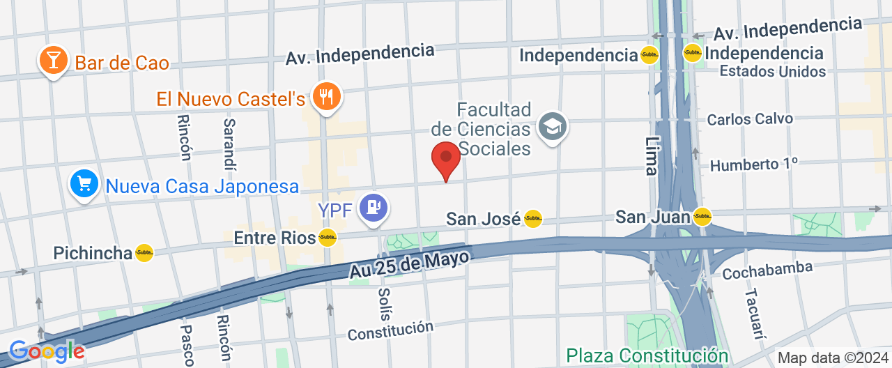 Mapa de la ubicación