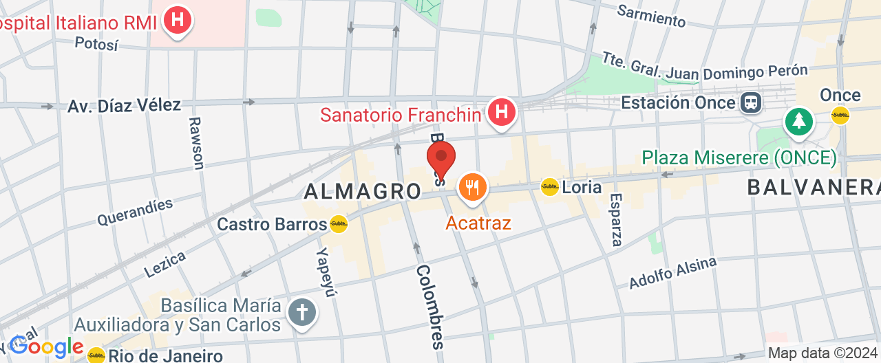 Mapa de la ubicación