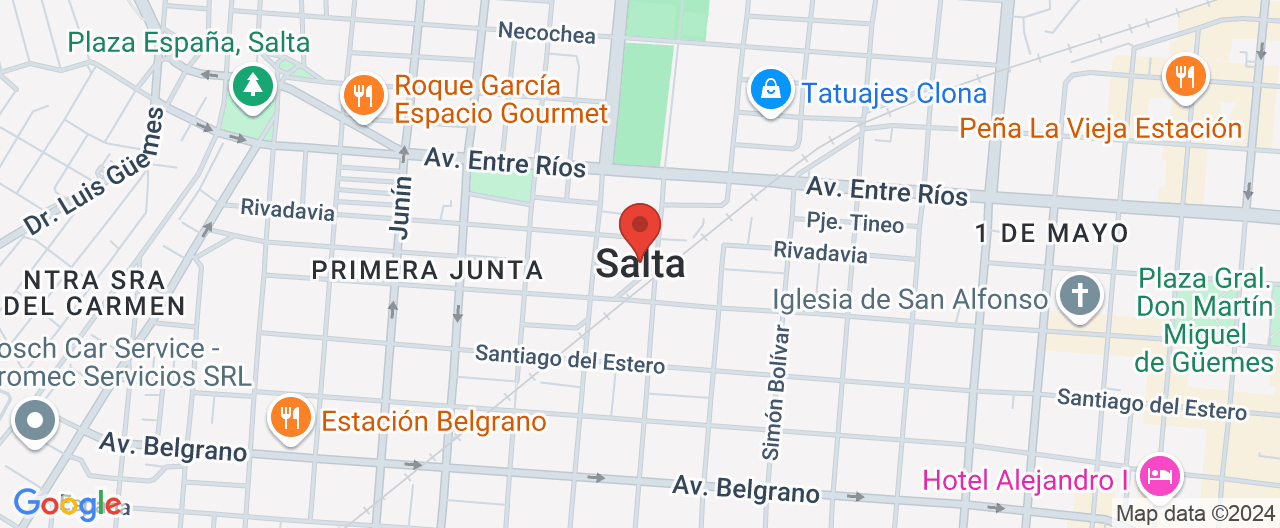 Mapa de la ubicación