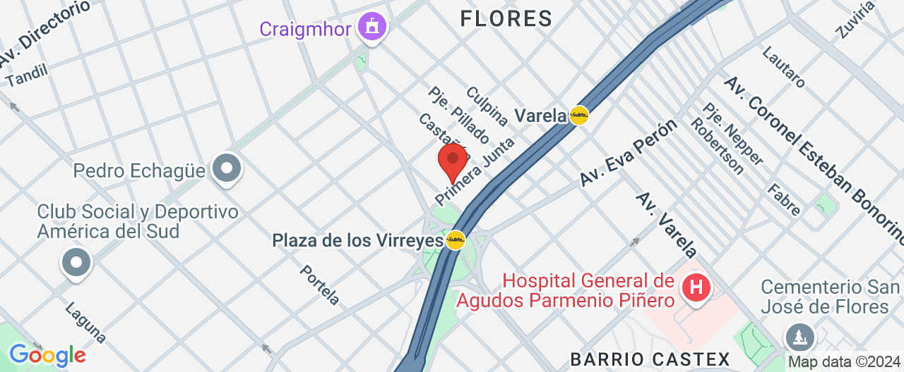 Mapa de la ubicación