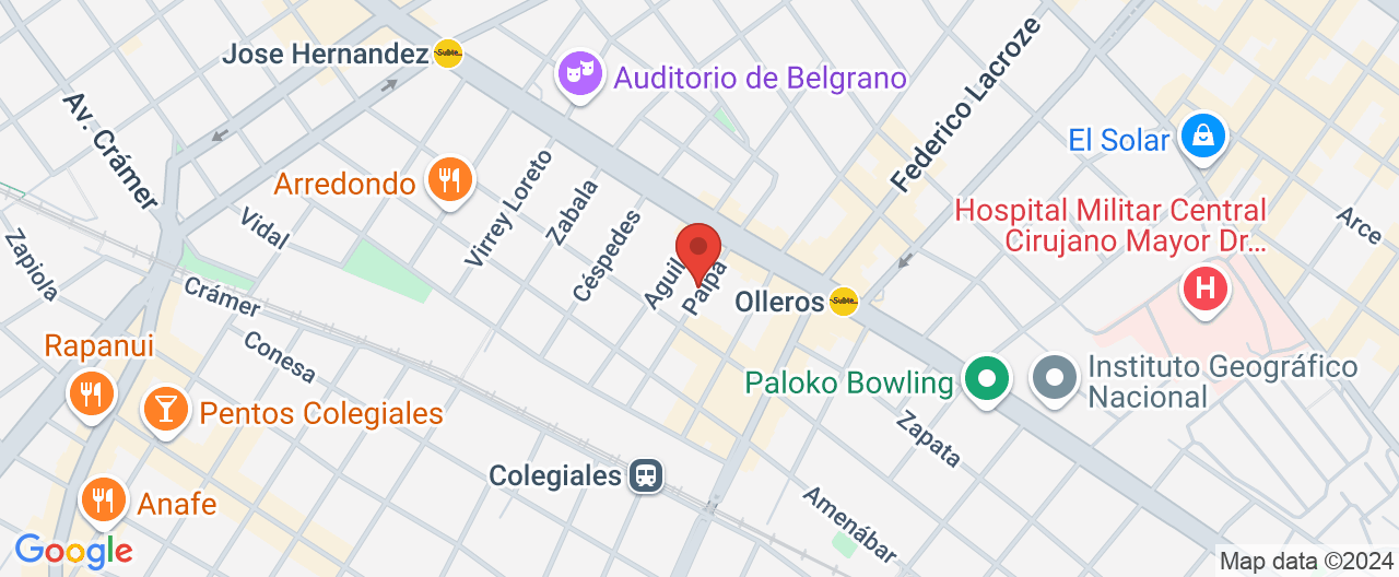 Mapa de la ubicación