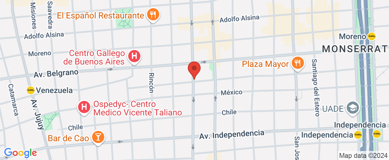 Mapa de la ubicación