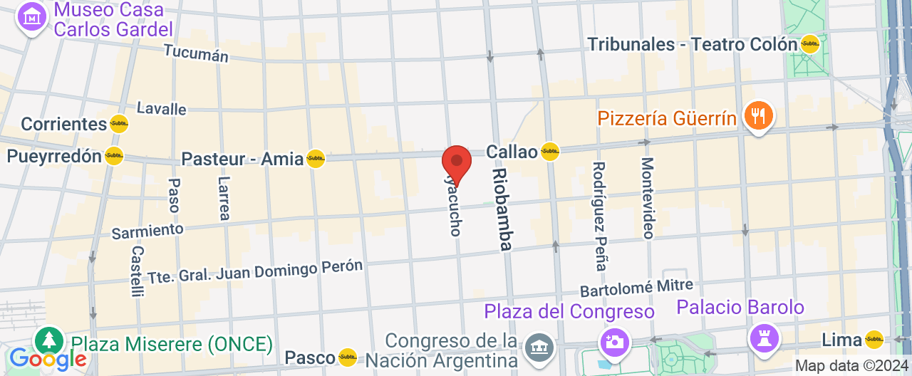 Mapa de la ubicación