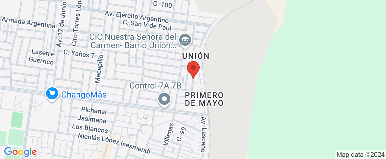 Mapa de la ubicación