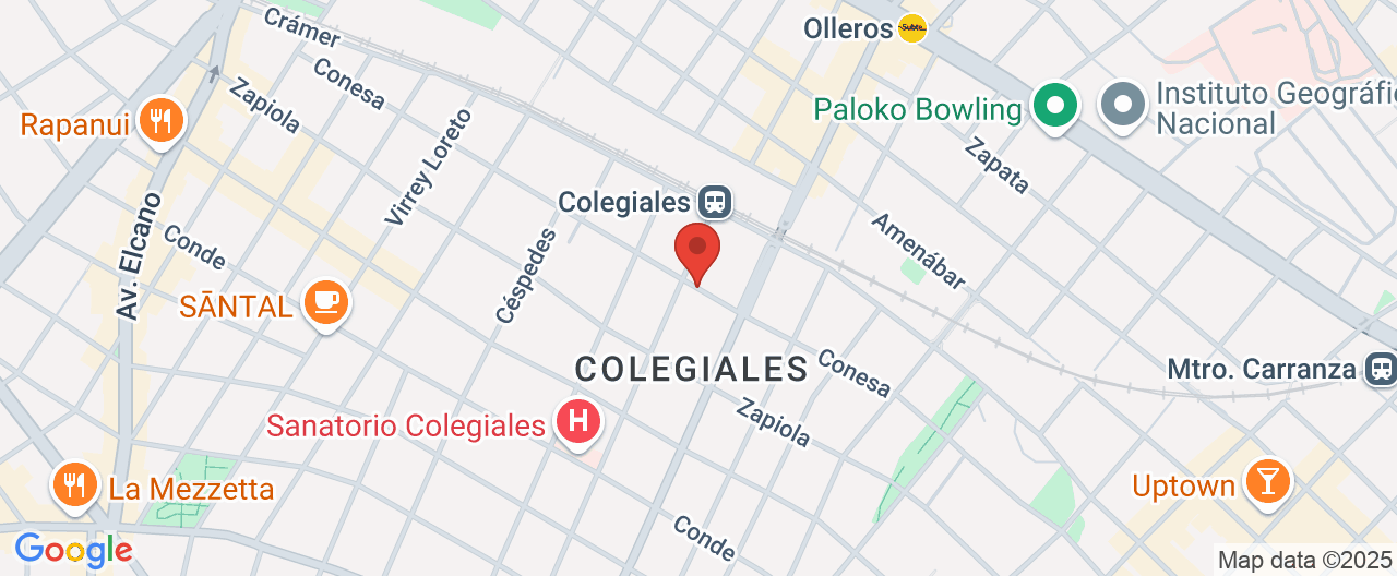 Mapa de la ubicación