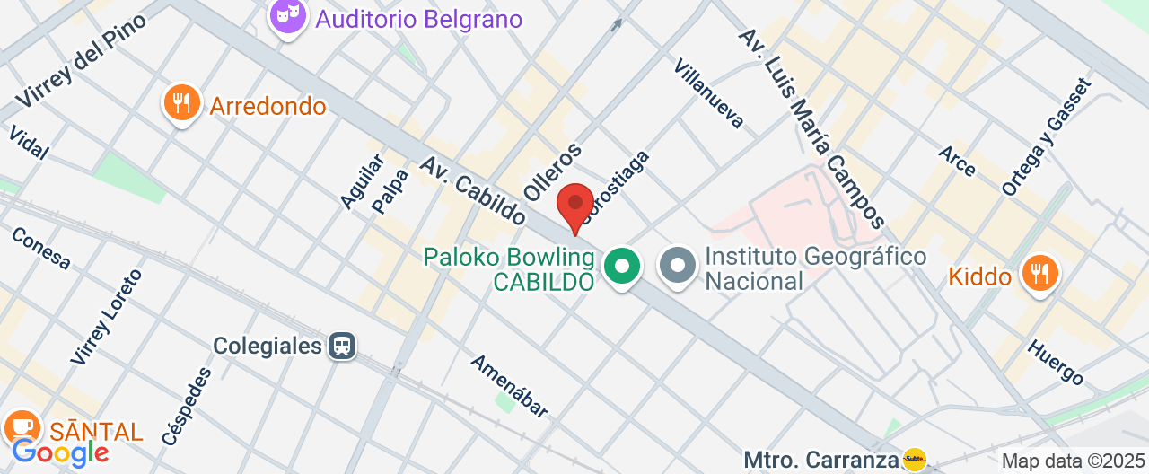 Mapa de la ubicación