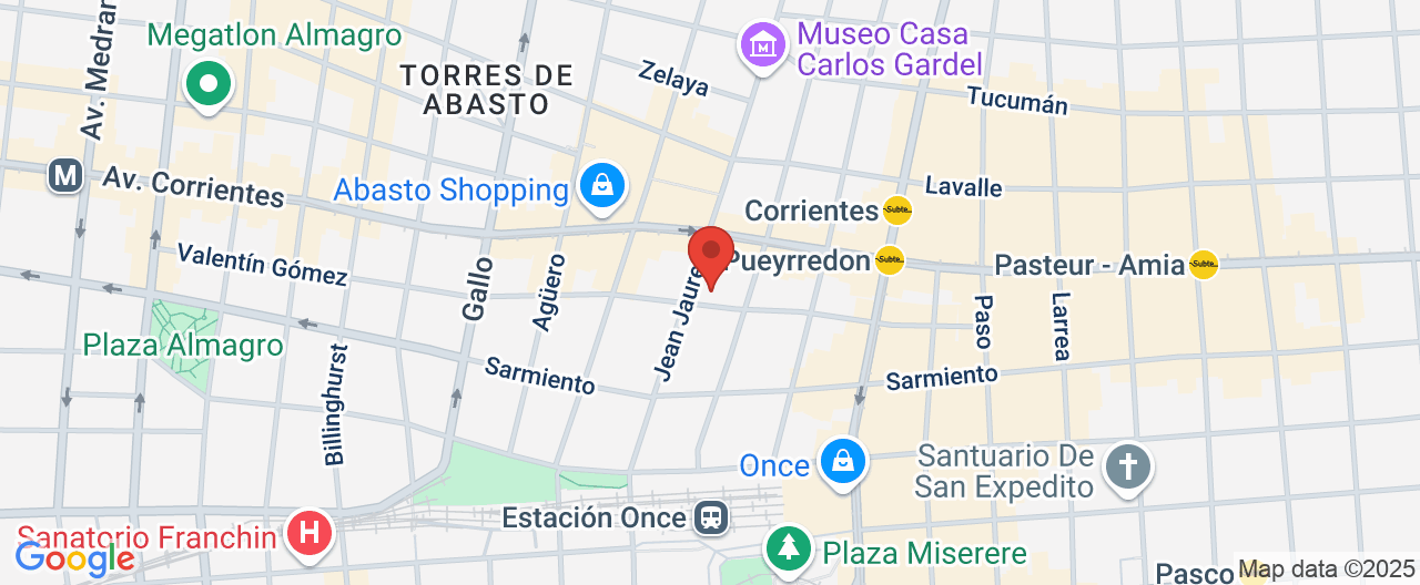 Mapa de la ubicación