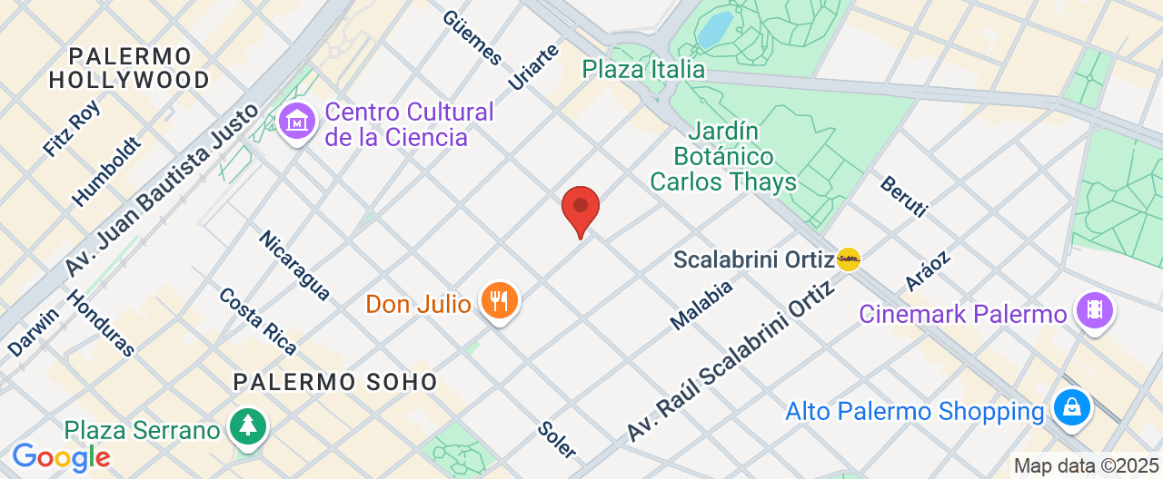 Mapa de la ubicación