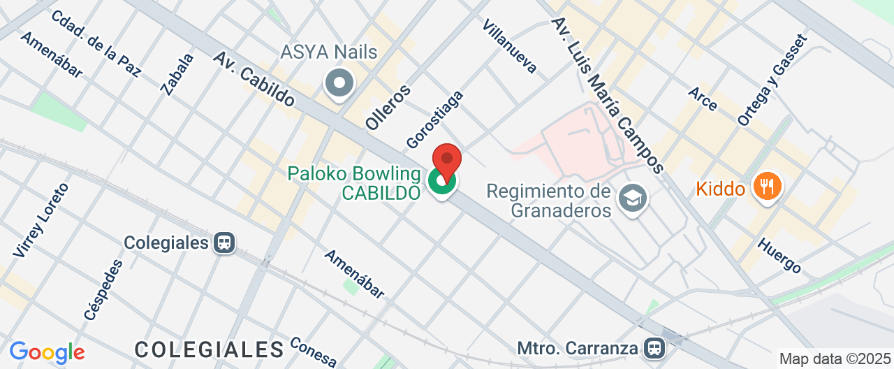 Mapa de la ubicación