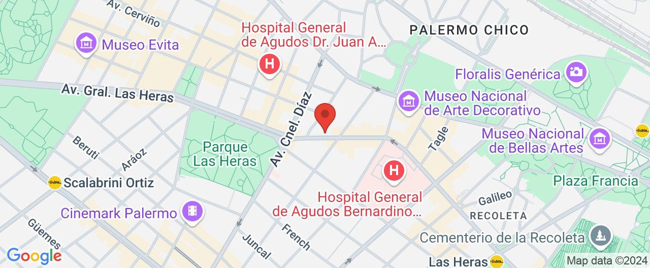 Mapa de la ubicación