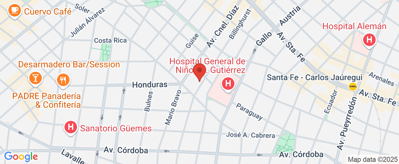 Mapa de la ubicación