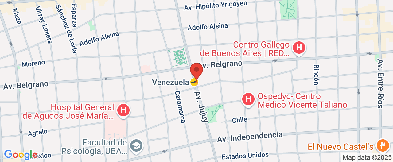 Mapa de la ubicación