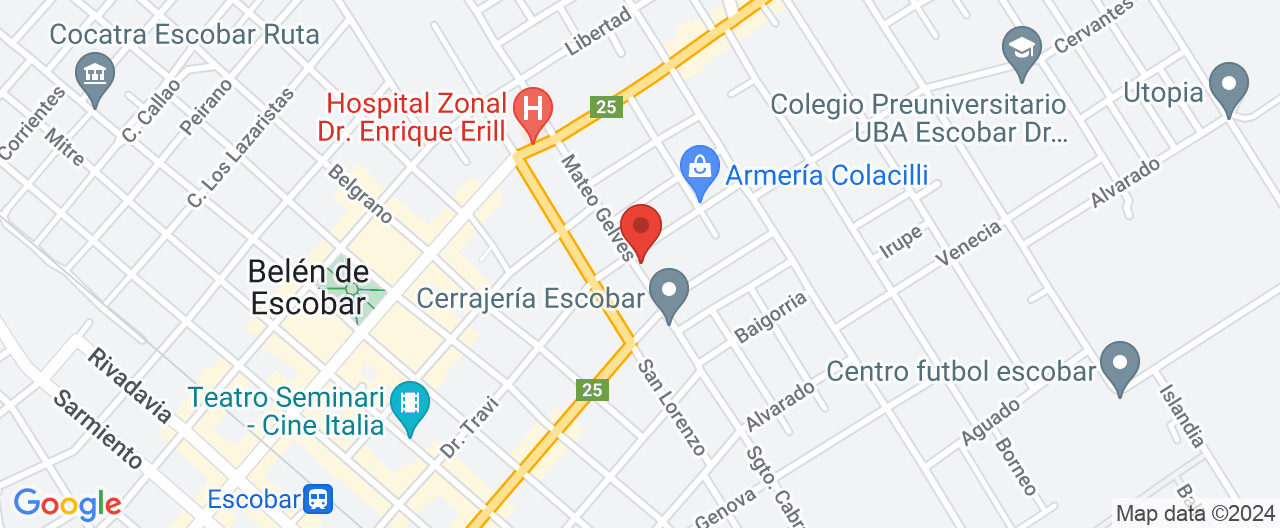 Mapa de la ubicación