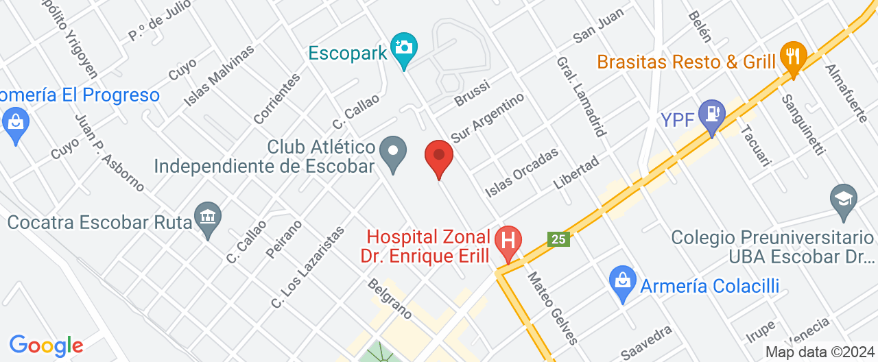 Mapa de la ubicación