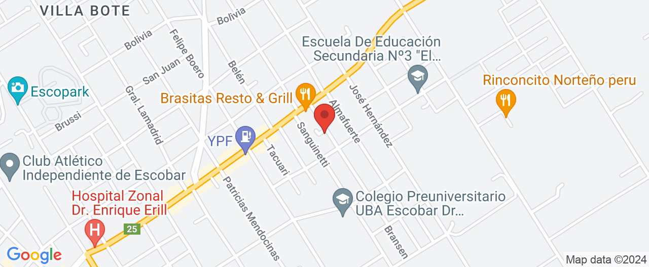 Mapa de la ubicación