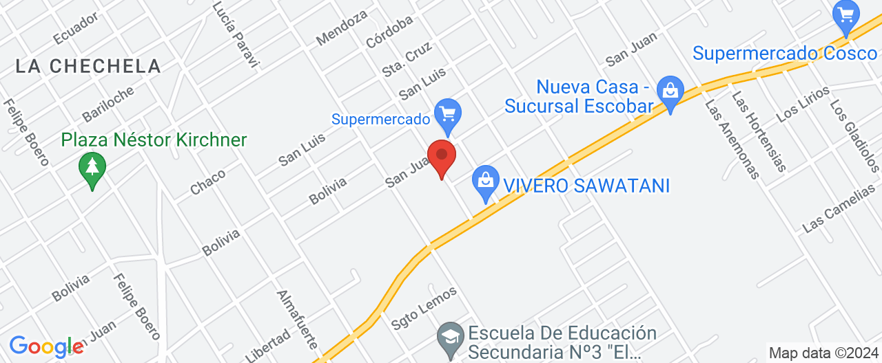 Mapa de la ubicación