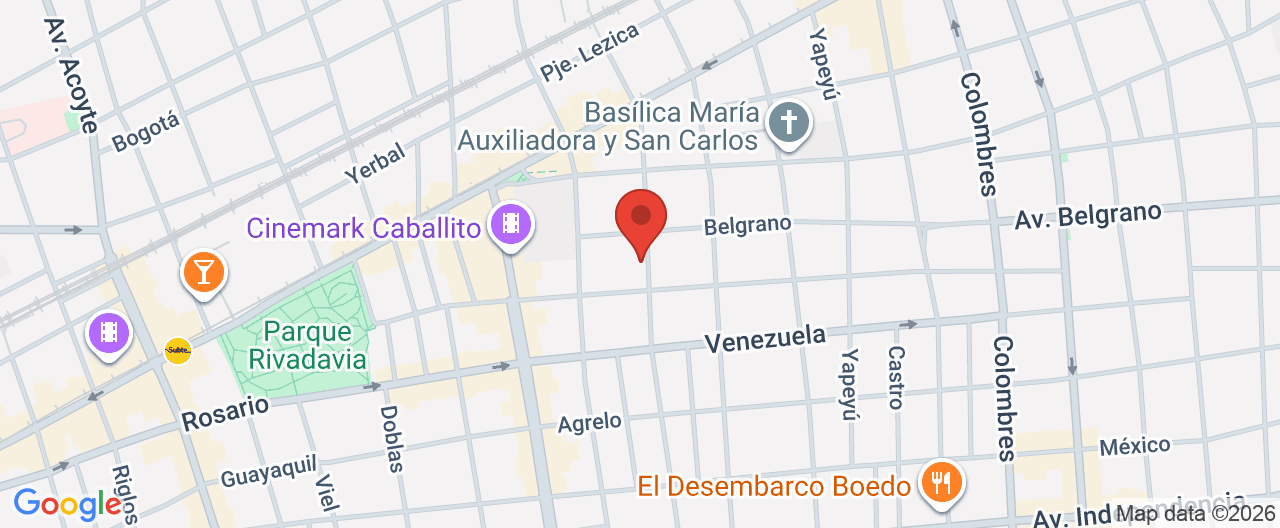 Mapa de la ubicación