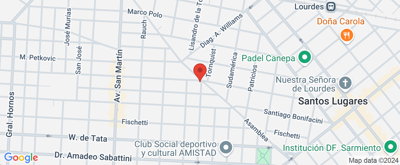 Mapa de la ubicación