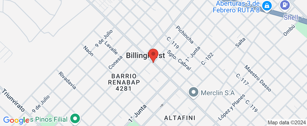 Mapa de la ubicación