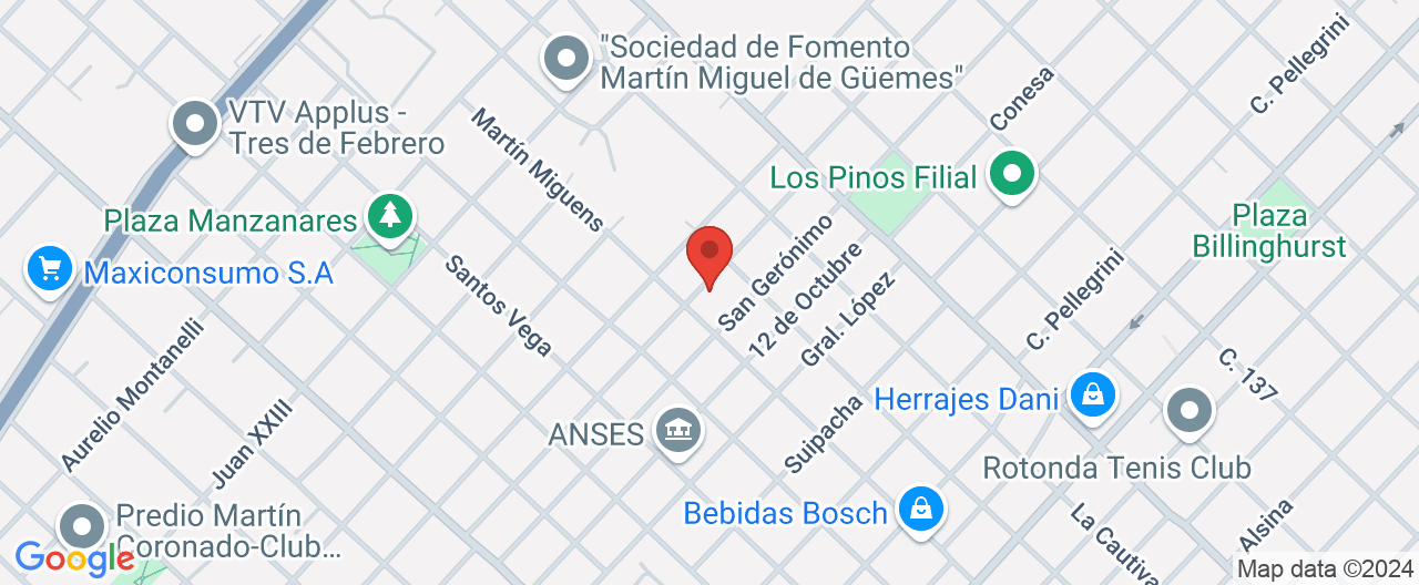 Mapa de la ubicación