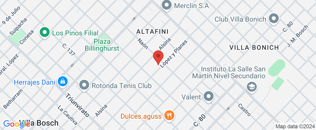 Mapa de la ubicación